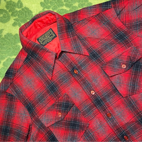 70s Vintage Bellmont Plaid Wool Flannel ✨ Final Price ✨ - Picture 2 of 7